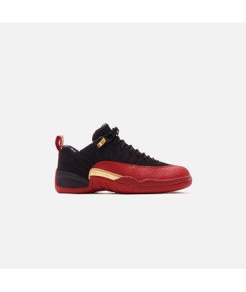 Nike Air Jordan 12 Retro Low SE - Black / Varsity Red / Metallic Gold de technologie