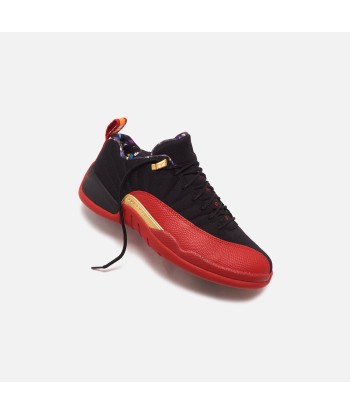 Nike Air Jordan 12 Retro Low SE - Black / Varsity Red / Metallic Gold de technologie