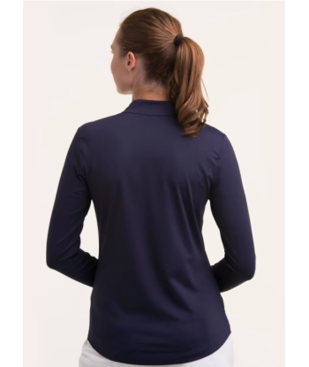 Fairway & Greene: Women's Cat Long Sleeve Zip Polo Paris Déstockage Promo