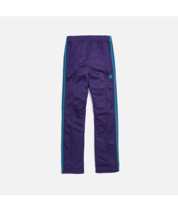 Needles Narrow Track Pant Poly - Smooth Eggplant soldes