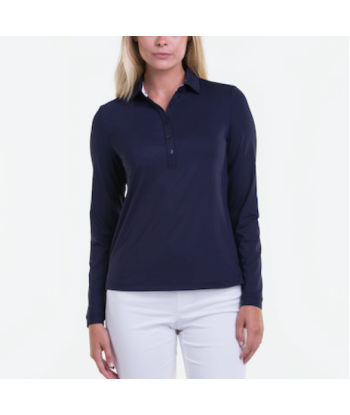 Fairway & Greene: Women's Catherine Long Sleeve Polo rembourrage situé sous