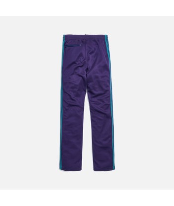 Needles Narrow Track Pant Poly - Smooth Eggplant soldes