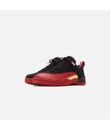 Nike Air Jordan 12 Retro Low SE - Black / Varsity Red / Metallic Gold de technologie