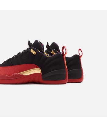 Nike Air Jordan 12 Retro Low SE - Black / Varsity Red / Metallic Gold de technologie