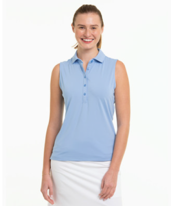 Fairway & Greene: Women's Sleeveless Charlotte Jersey Polo offre 