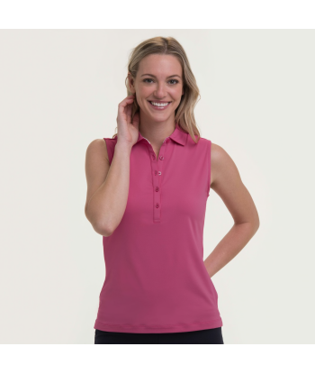 Fairway & Greene: Women's Sleeveless Charlotte Jersey Polo offre 