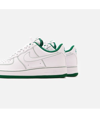 Nike AF1 Stitch - White / Pine Green la colonne vertébrale