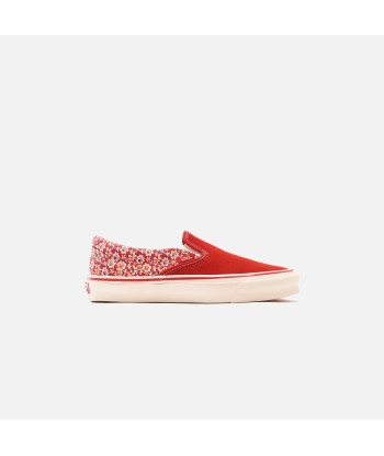 Vans U OG Classic Slip-On LX Micro Daisy - Racing Red de technologie