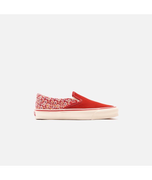 Vans U OG Classic Slip-On LX Micro Daisy - Racing Red de technologie