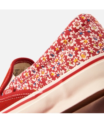 Vans U OG Classic Slip-On LX Micro Daisy - Racing Red de technologie