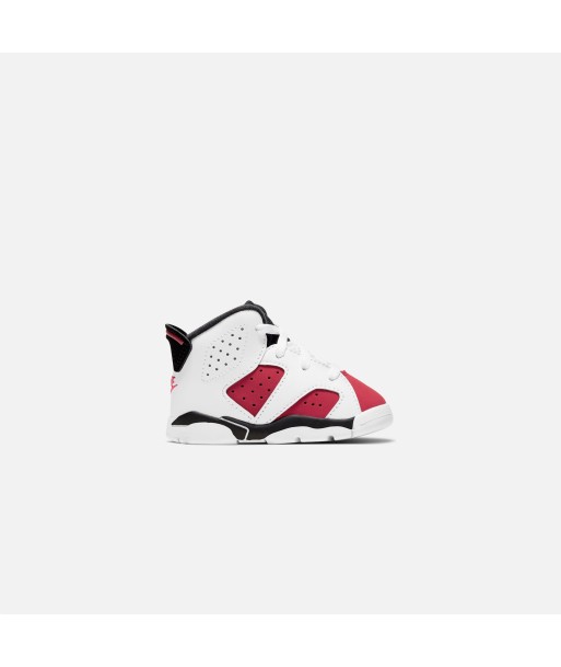 Nike Toddler Air Jordan 6 Retro - White / Carmine / Black Venez découvrir notre 