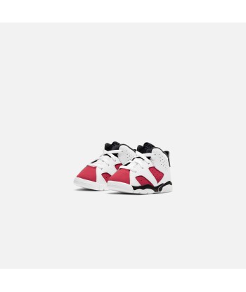 Nike Toddler Air Jordan 6 Retro - White / Carmine / Black Venez découvrir notre 