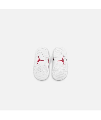 Nike Toddler Air Jordan 6 Retro - White / Carmine / Black Venez découvrir notre 