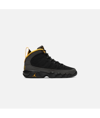 Nike GS Air Jordan 9 Retro - Black / University Gold / Dark Les êtres humains sont 