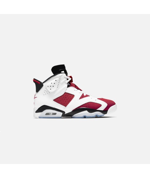 Nike Air Jordan 6 Retro - White / Carmine / Black Fin de série