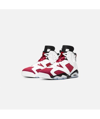 Nike Air Jordan 6 Retro - White / Carmine / Black Fin de série