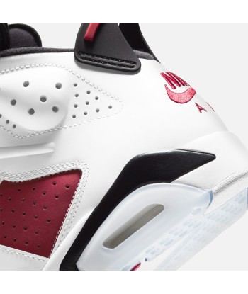 Nike Air Jordan 6 Retro - White / Carmine / Black Fin de série